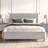 Ahern Solid Wood Panel Bed-1759672567