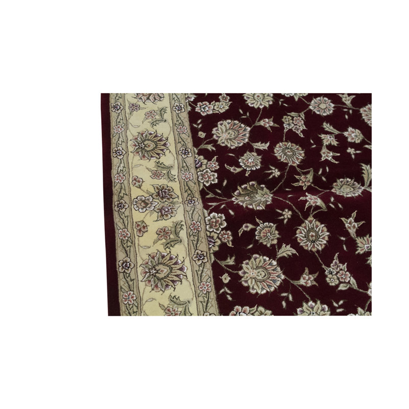 Hand-Knotted High-Quality Beige and Beige Area Rug