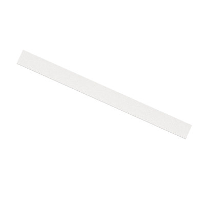Dosseret de remplacement en quartz blanc de 48 po pour comptoir de meuble-lavabo