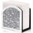 Napkin Holder,Crystal Crushed Diamond Vertical Holder,Cute Glass Mirror Napkin Holder For Counter Or Table.(5.9”X5.9”X3”)