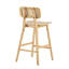 Ensemble de 2 chaises d'appoint en bois-1346143924