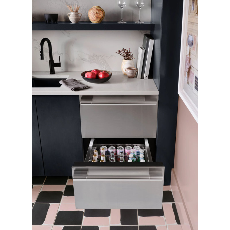 24" Integrated Undercounter Dual-Drawer Refrigerator