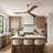 52" Solid Wood Blades Ceiling Fan with Remote-1013826724-1013826725