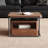 Walnut solid wood end table