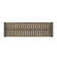 Banc industriel en bois d'acacia et en métal avec pieds en porte-à-faux gris - l 54 po