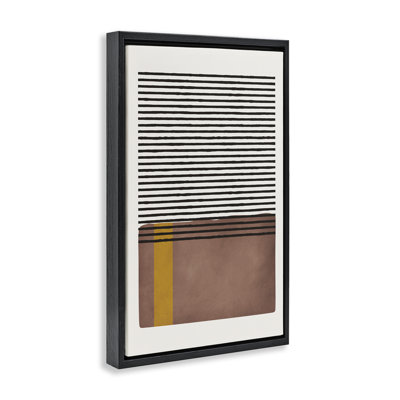 Toile flottante Cosby Street Abstraction par JJ Design House, LLC.