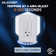 20 Amp Self-Test GFCI Outlet, And 24W In-Wall USB Charger Combo Receptacle, Dual Type C,  4.8A Of Charging Power, UL And CUL Certified, Midsize Wall Plate Included,  (1-Pack)