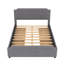 Lit plateforme tapissier Mckelvie-1400668921