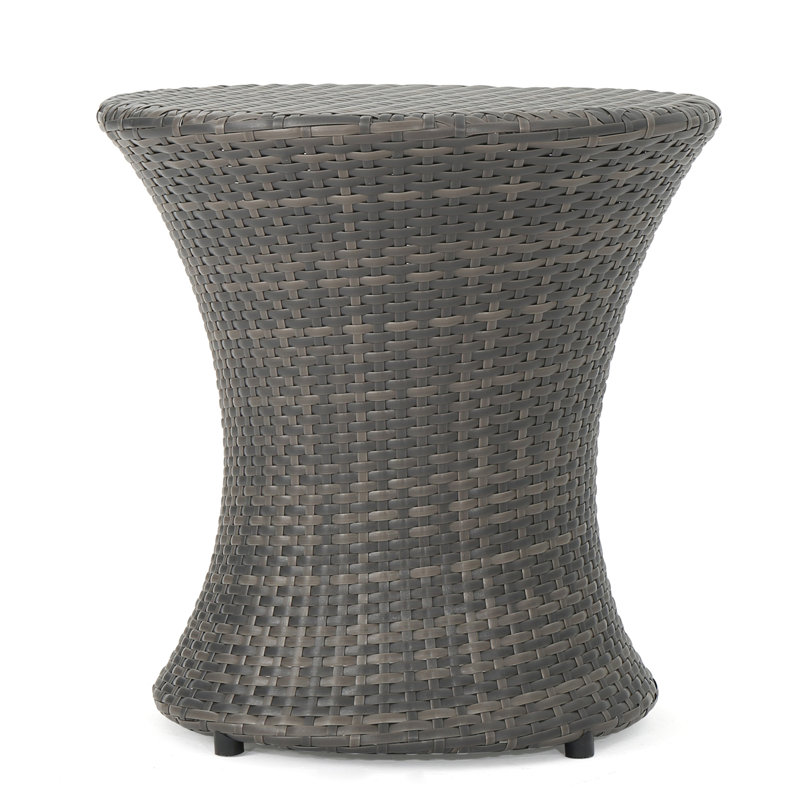 Hourglass Table (No Glass Top), Gray