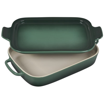 Le Creuset Stoneware Rectangular Dish With Platter Lid, 2.75Qt -  843251190492