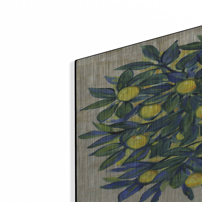 «Lemon Tree Composition I» par Tim O'Toole, art mural en métal, H 36 po x l 24 po