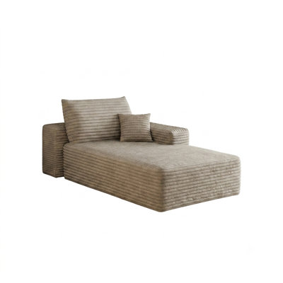 Modern Modular Sleeper Sectional Sofa with Chaise
