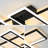 Cheyrl 4 -Light 35.4" Rectangle LED Flush Mount-2078284654