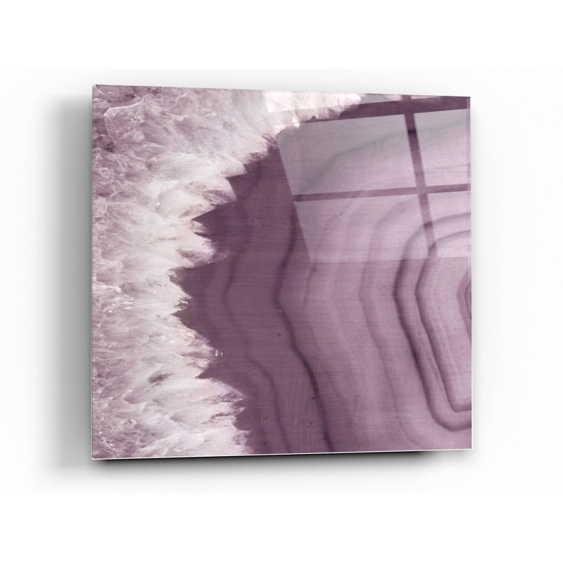 «Agate Geode I PLUM» par Wild Apple Portfolio, H 24 po x l 24 po