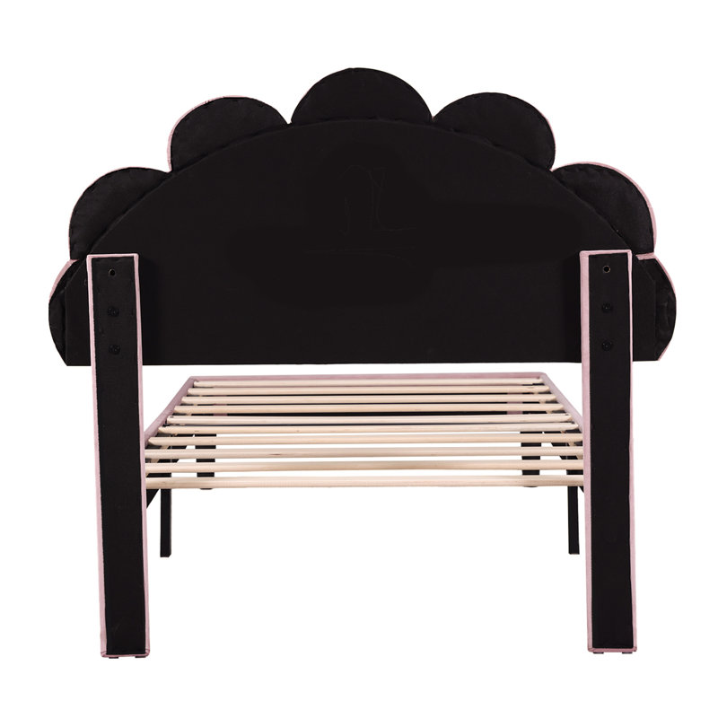 Adaway Upholstered Bed, Single (107cm x 194cm), Pink