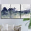 «Dancing On The Waves II», reproduction sur toile 3 pièces-95011228