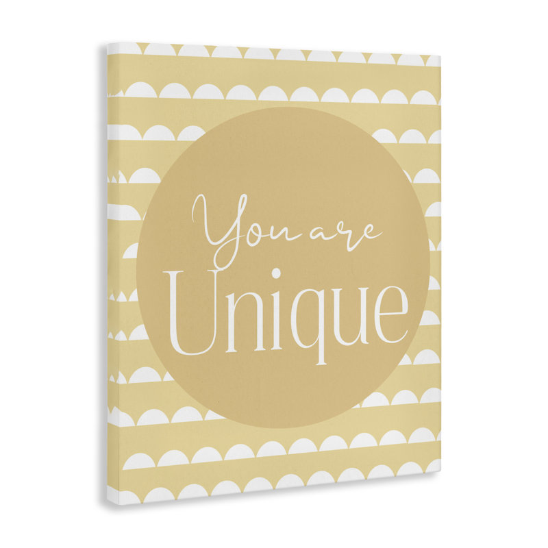 «You Are Unique Sentiment», conception par Christine Simpson Art, H 30 po x l 24 po