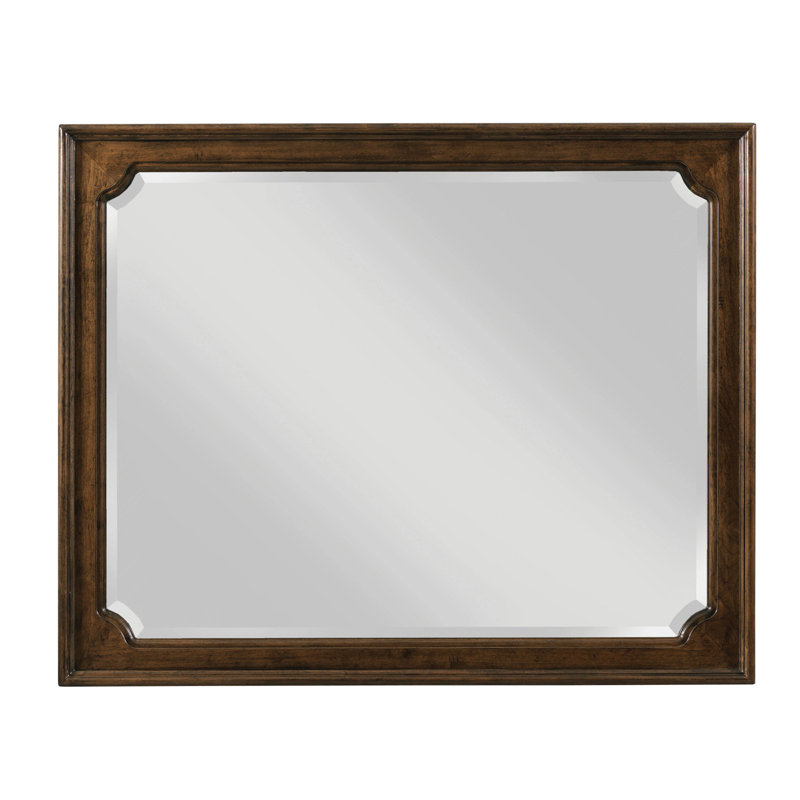 Skylinn Solid Wood Rectangle Dresser Mirror