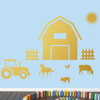 Décalcomanie murale ferme