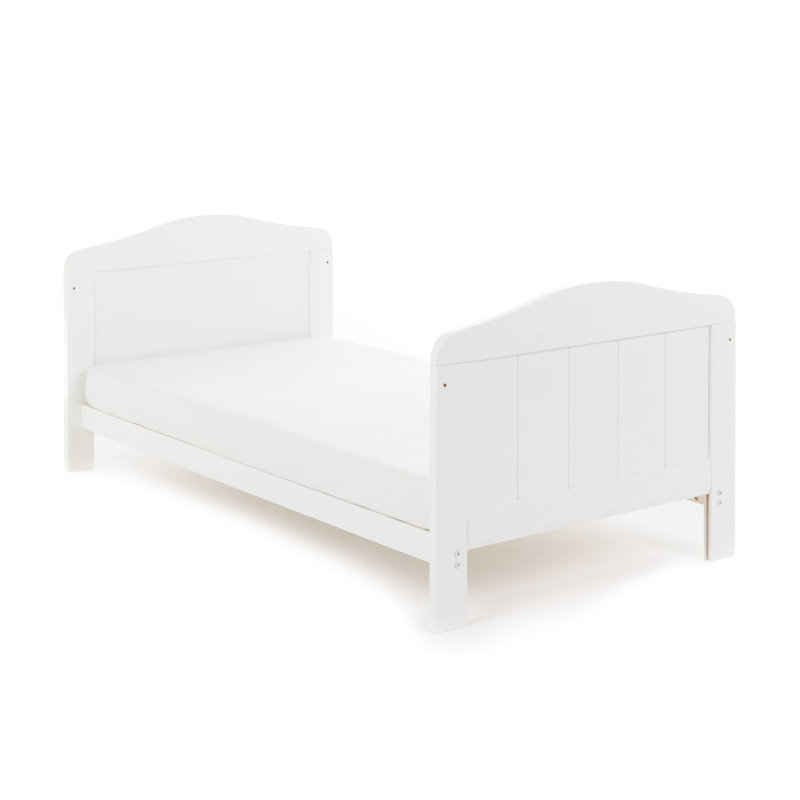 Whitby Cot Bed with Cot Top Changer, White
