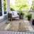 Machine Washable Indoor/Outdoor Xhevrie Beige Rug-1716280057