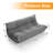 Armless 3-Seat Togo Three Seater Large Bean Bag Sofa-86514325-113399986
