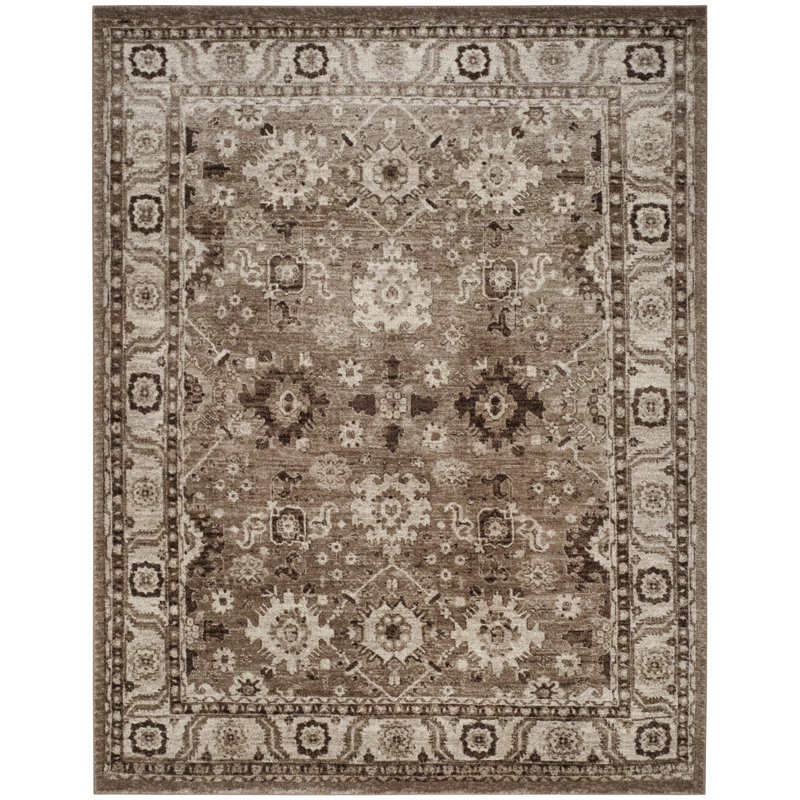 Imaya Oriental Taupe Area Rug, Rectangle 9' x 12'