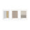 Caos E Ordine 1 by Romina Gadler - 3 Piece Single Structure Frame Print Wall Art Set