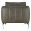 Ensemble de 2 fauteuils rembourrés en cuir véritable Rae-115950857
