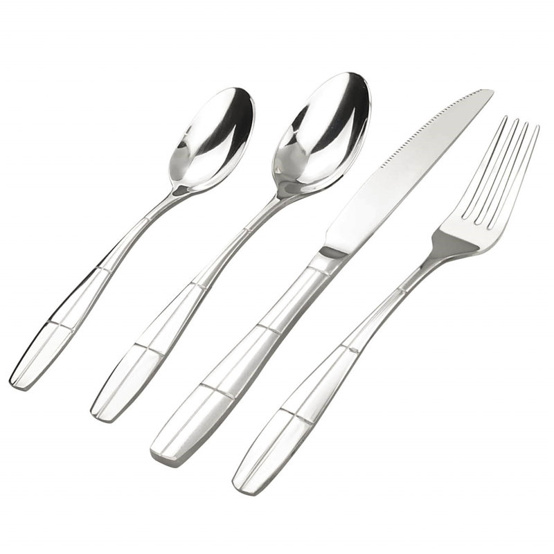 Ebern Designs Merlo 32 Piece Stainless Steel Cutlery Set , Service for 8