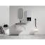 Meuble-lavabo mural avec lavabo en céramique et armoire latérale, portes à fermeture en douceur, armoire combinée 00212WHK-06328BCT (KD-Packing)-115922427