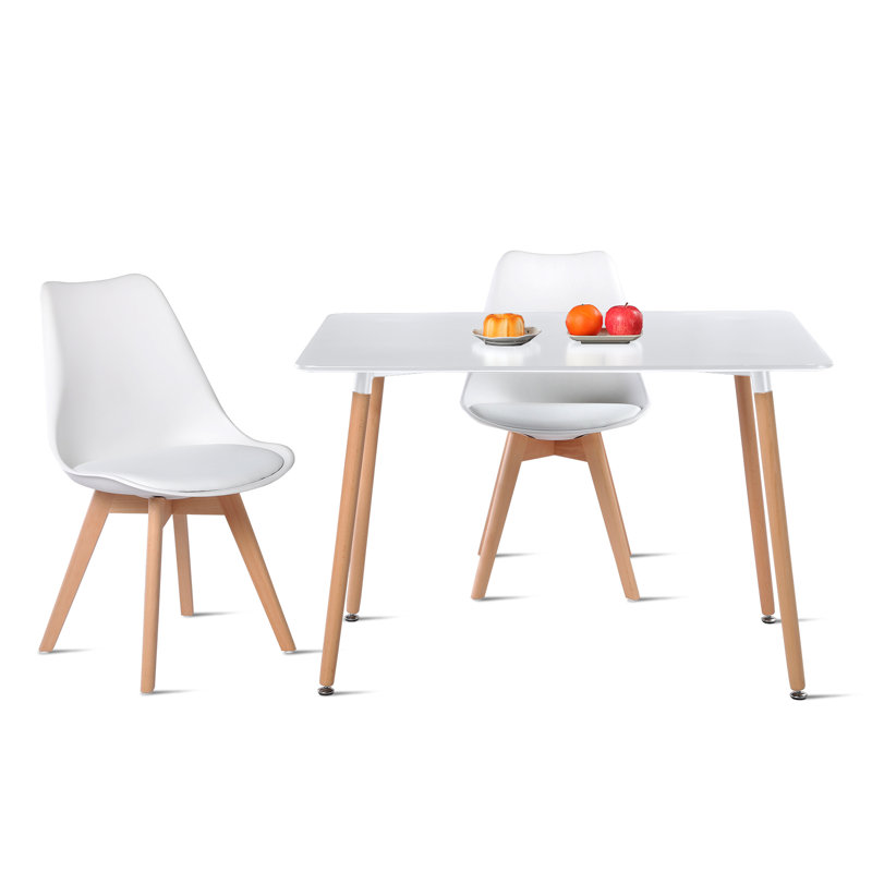 Demarcus 2 - Person Dining Set, White