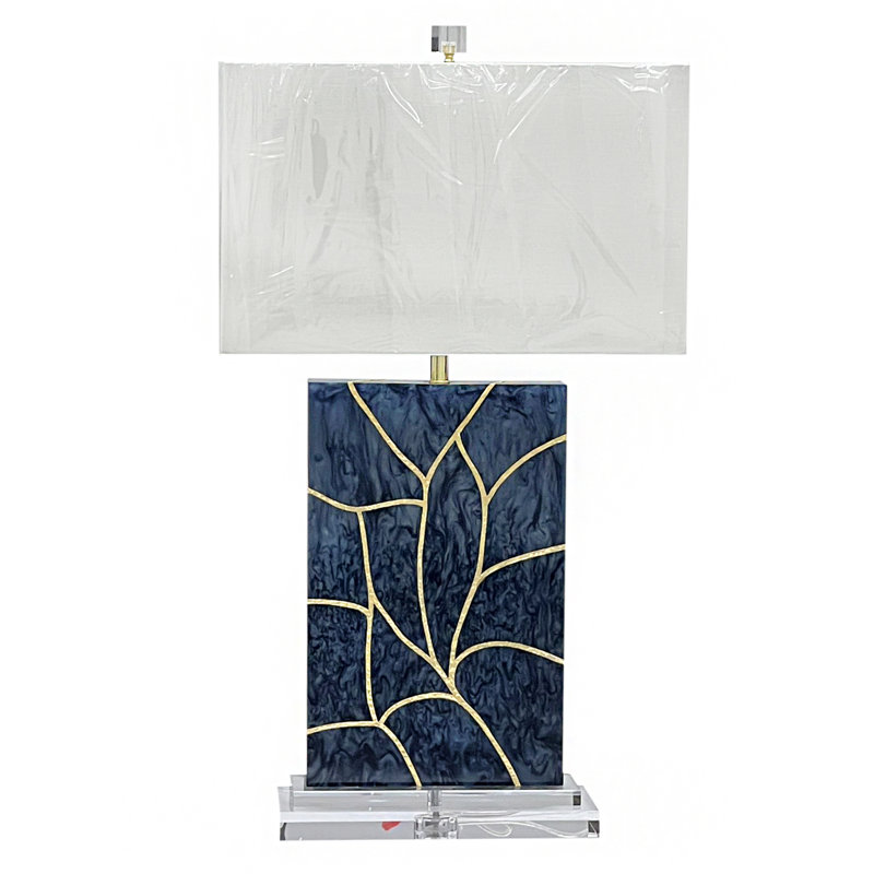 Lampe de table Astilla, bleu