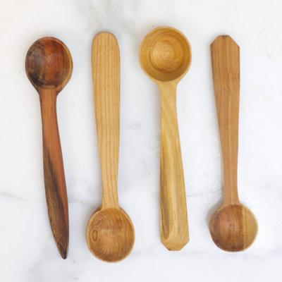 Euro Kitchen Scoop Set - Fruitwood