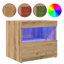 Bedside Cabinet With LED Lights 50X40x45 Cm-1894841503