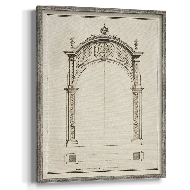 Arch Framed Print - Solid Wood, 11" H x 9" W