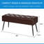 Dorly 38" Upholstered Bedroom Bench-1829251565