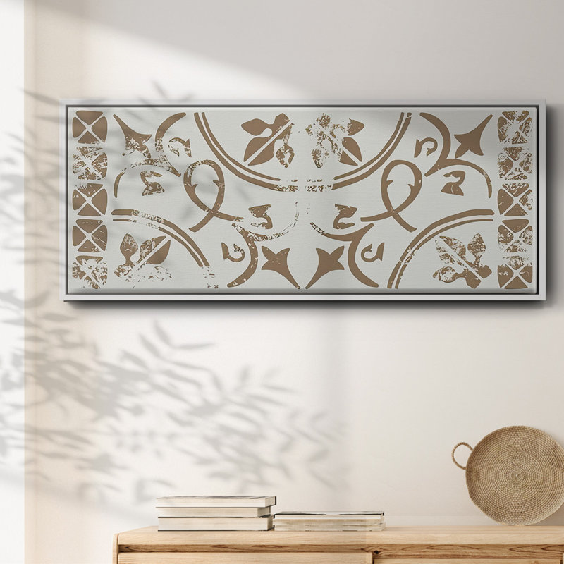 Collection de carreaux de céramique - Toile encadrée, H 12 po x l 30 po