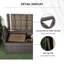 Banc de rangement pour patio, mobilier d'extérieur-1628939553