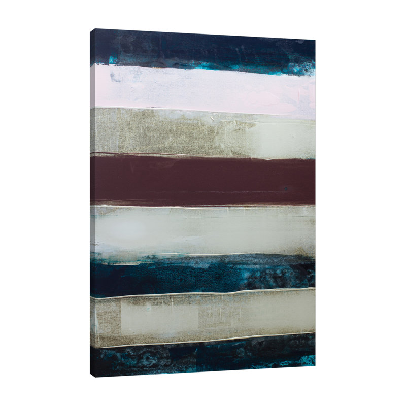 Number Stripe II by Kent Youngstrom - Wrapped Canvas Painting, 91 cm H x 61 cm W