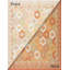 Tapis intérieur / extérieur en polypropylène à tissage plat réversible Deltufo - orange -88088513