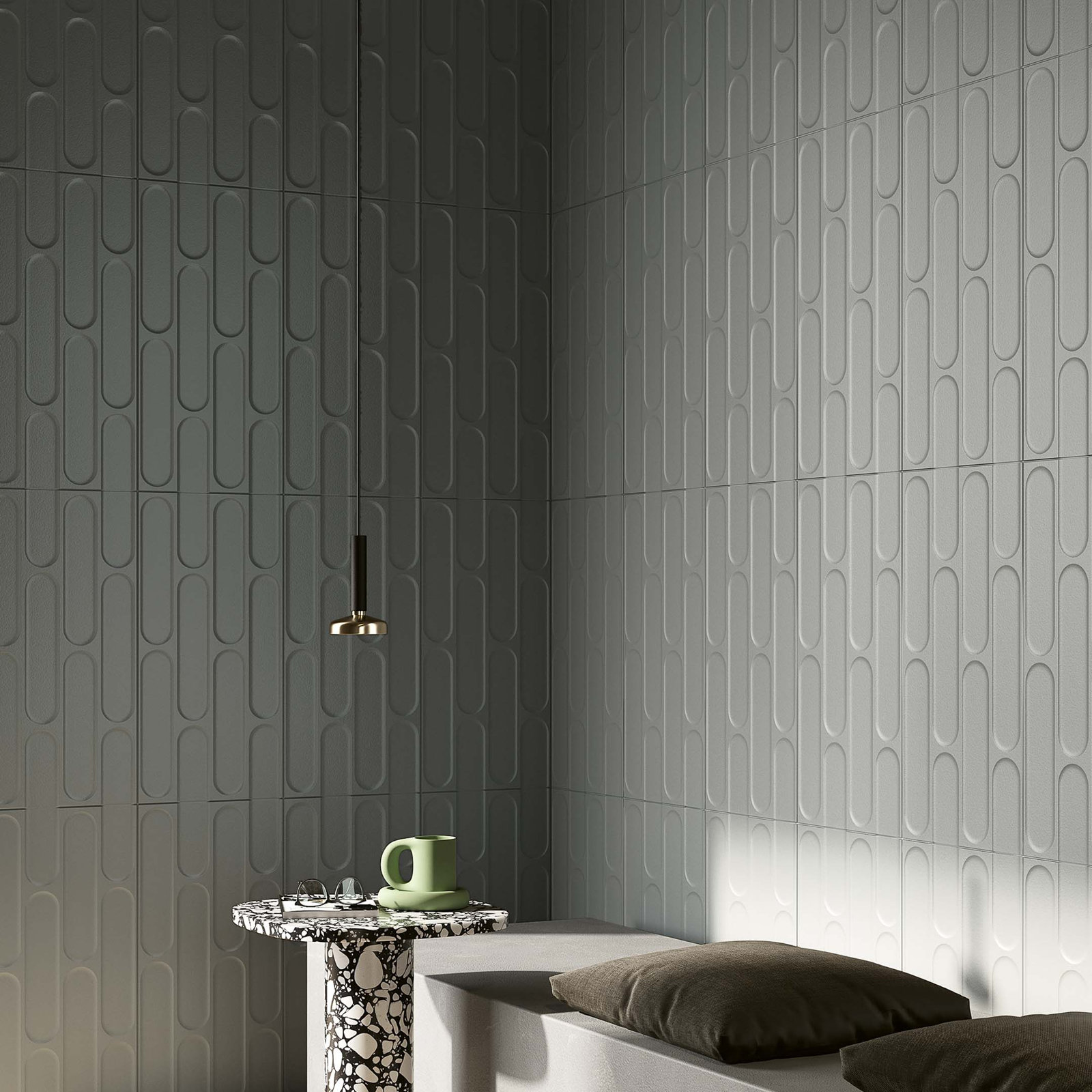 Biscotti 12" x 24" Wall Tile, Cenere Gray