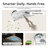 Smart Toilets with Bidet and Tank Built‑In, ADA Chair Height, Auto Open & Close Lid, Heated Seat, Warm Dryer, Auto Flush, 1000g Flush Score & Foot Sensor Operation Smart Toilet Bidet