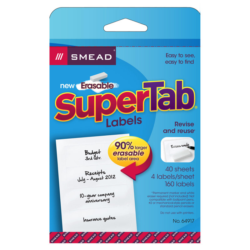 Paper File Tab Labels