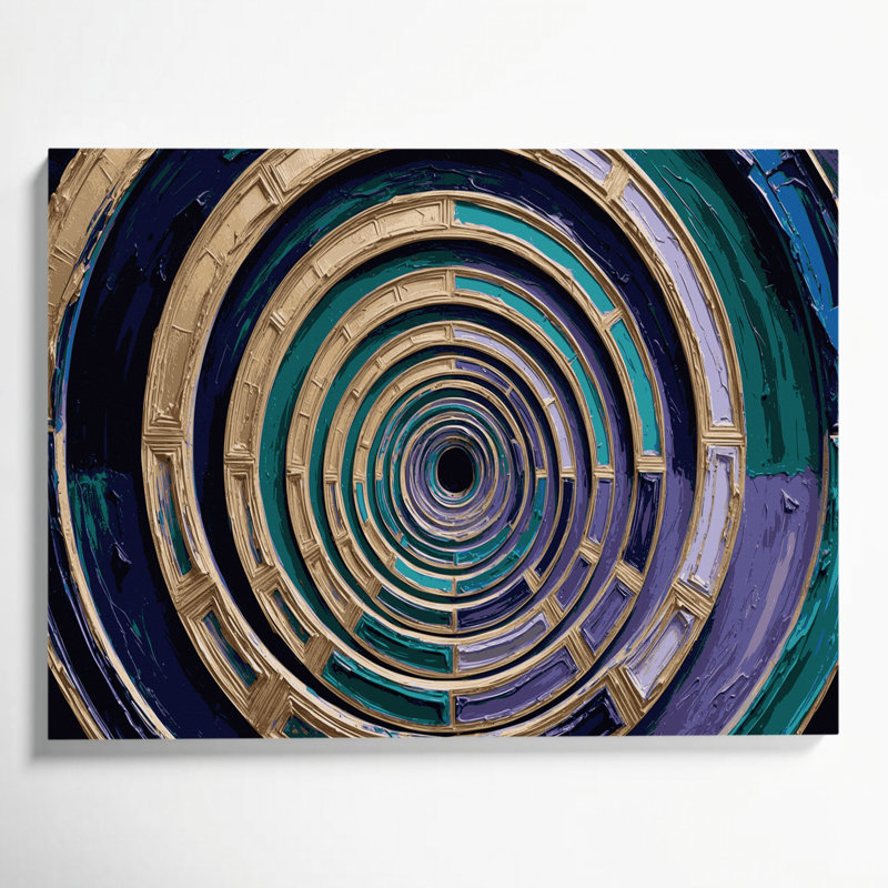 Art mural sur toile Sci Fi, H 11 po x l 14 po
