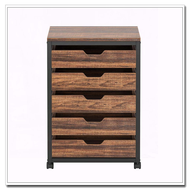 Armoire de rangement avec tiroir en bois