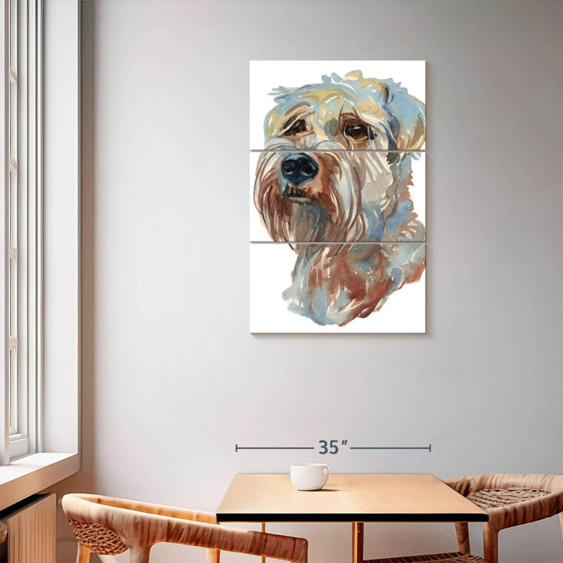 Brampt Wheaten Terrier, H 57 po x l 36 po
