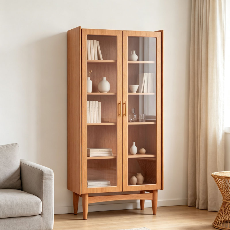 Bibliothèque intérieure simple de style européen, Brown