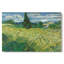 Champ de blé vert avec cyprès-Vincent van Gogh-Toile tendue avec châssis-1889-826618039