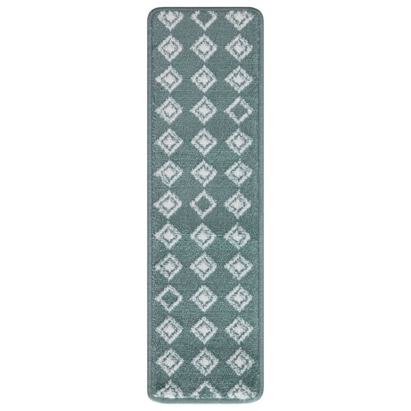 Tapis d’escalier doux et vibrant à treillis Apeton